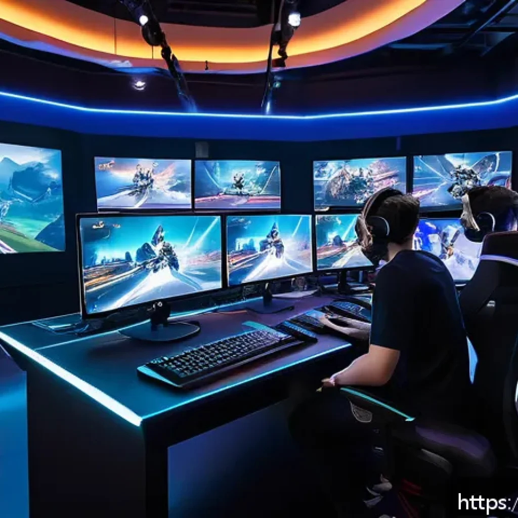 세븐나이츠 글로벌 서버 비교 - A dynamic gaming scene showcasing a diverse group of players from Europe engaged in an intense Seven...